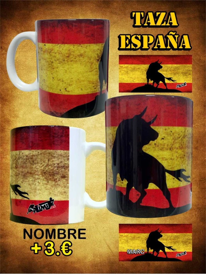 TAZA ESPAÑA Tazas taurinas Regalos y complementos Taza