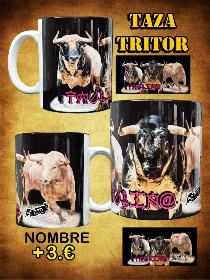 TAZA TRITOR Tazas taurinas Regalos y complementos Taza tritor
