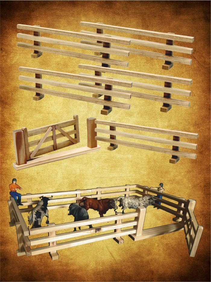 Conjunto 5 vallas +puerta Especial niños y maquetas. Inicio