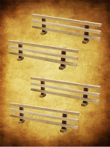 Conjunto de 4 vallas Especial niños y maquetas. Inicio Conjunto