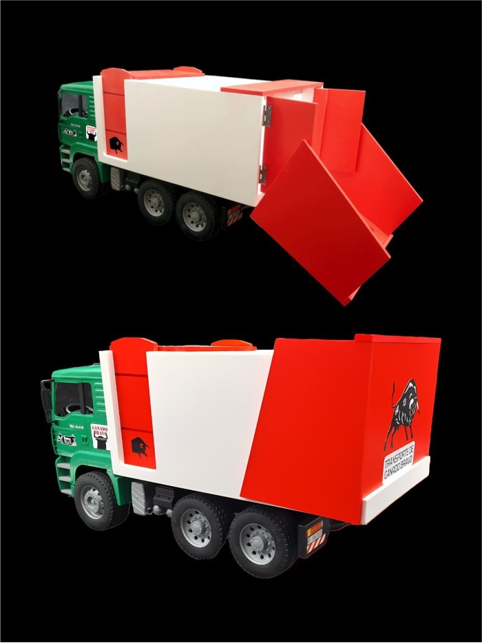 CAMION VACAS CAJON PARA TORO Camiones Especial niños y