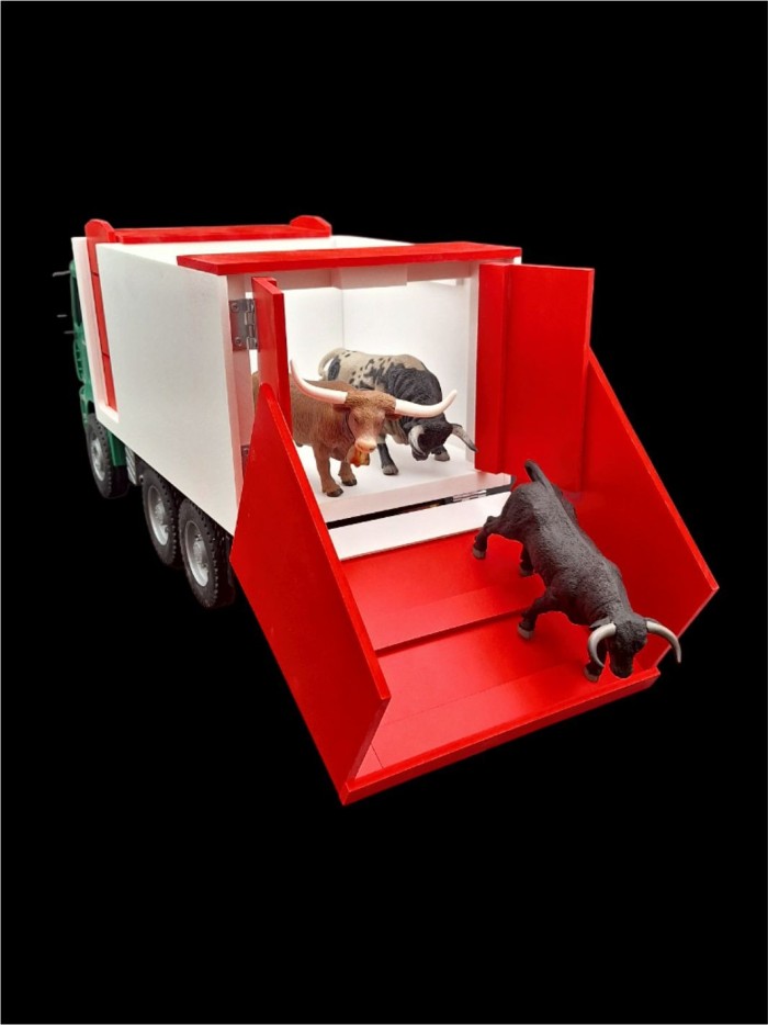 CAMION VACAS CAJON PARA TORO Camiones Especial niños y
