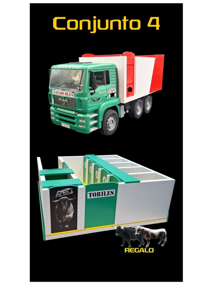 CONJUNTO Nº4 CAMION VACAS MAS TORIL Plazas y Toriles Especial