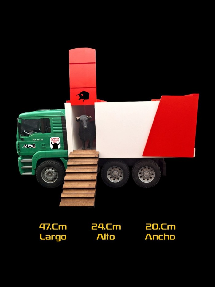 CAMION VACAS UN CAJON PARA TORO Camiones Especial niños y