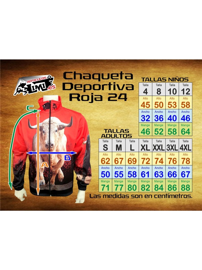 CHAQUETA ROJA 24 NIÑO chaquetas y chalecos Ropa La chaqueta
