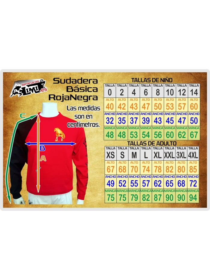 SUDADERA BASICA ROJA NG Sudaderas Ropa La sudadera básica