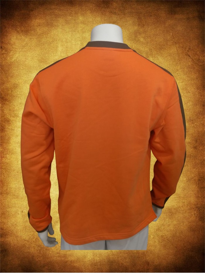SUDADERA BASICA ABIERTA CHOCOLATE NARANJA OUTLET Inicio