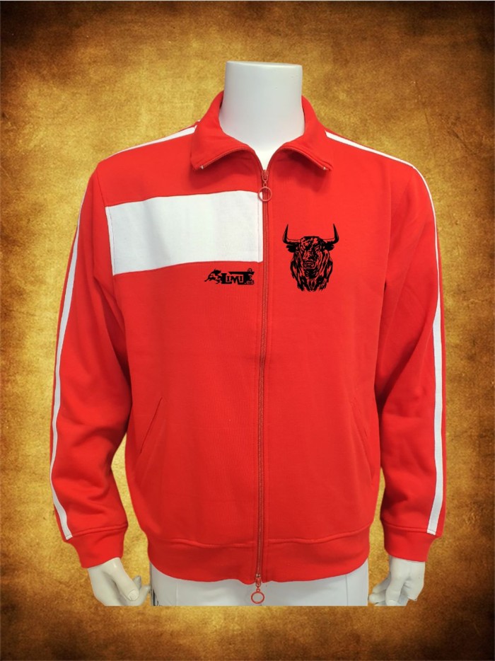 CHAQUETA ROJA BANDA BLANCA OUTLET Inicio LIQUIDACION! TALLAS