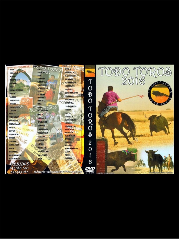 Dvd todo toros 2016 DVD Regalos y complementos Dvd todo toros