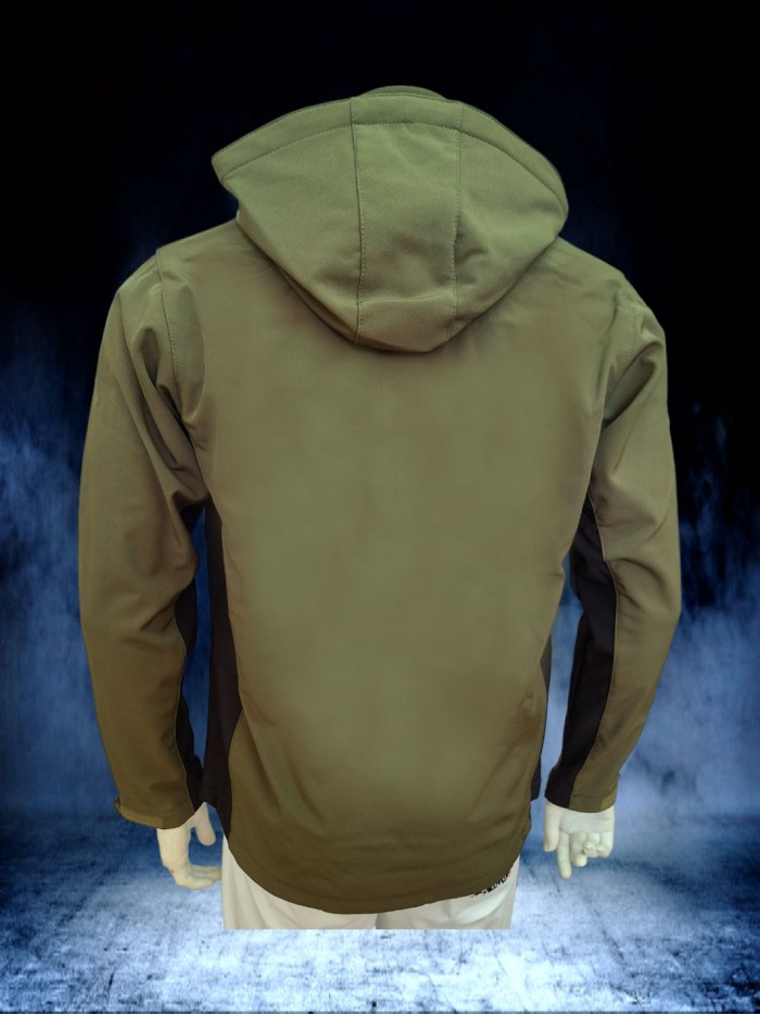 SOFT SHELL VERDE NEGRO chaquetas y chalecos Ropa La chaqueta