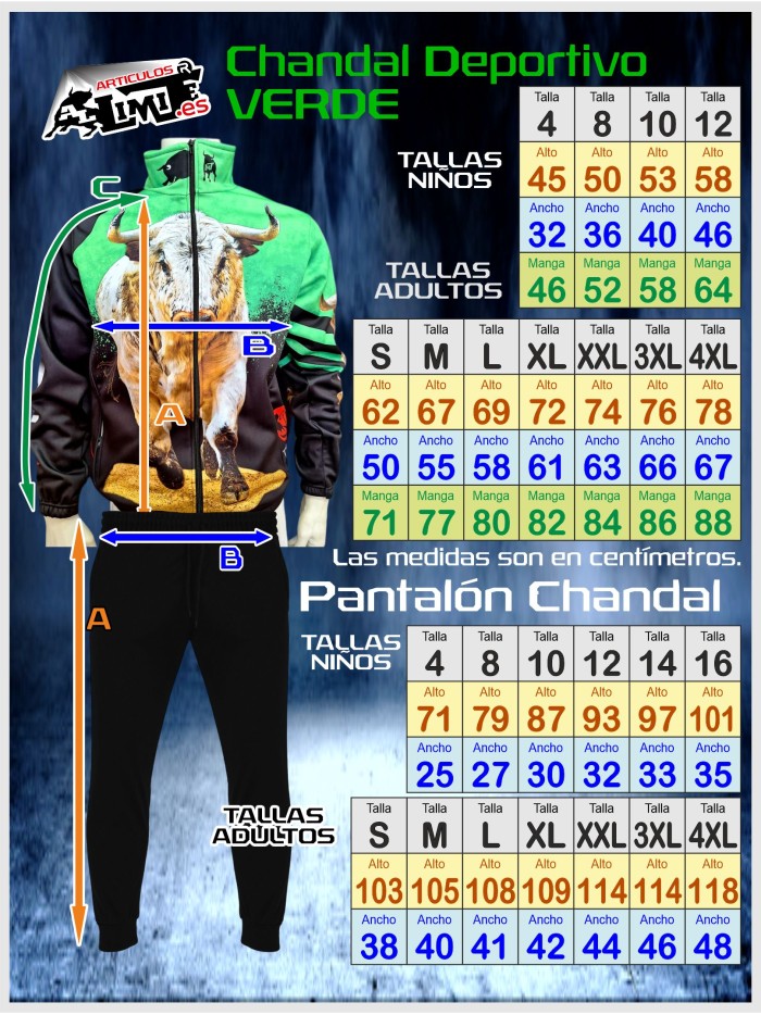 CHANDAL DEPORTIVO VERDE ADULTO Chandals Ropa CHANDAL COMPLETO