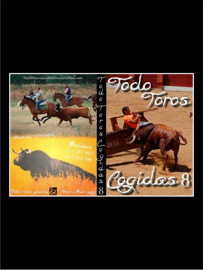 Dvd cogidas 8 DVD Regalos y complementos Dvd todo toros cogidas