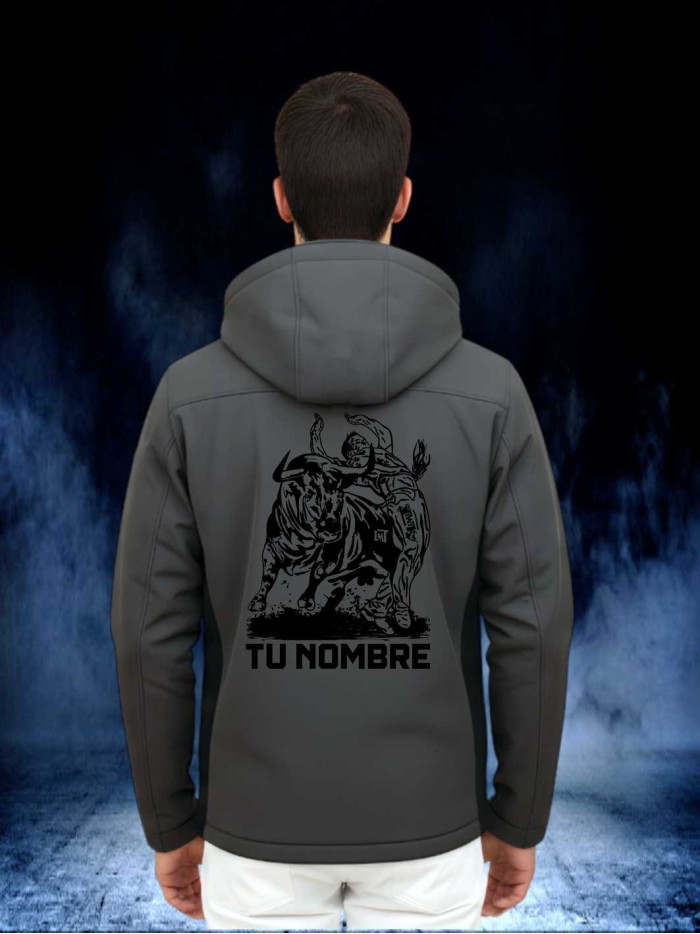 SOFT SHELL CAPUCHA GRIS chaquetas y chalecos Ropa La chaqueta