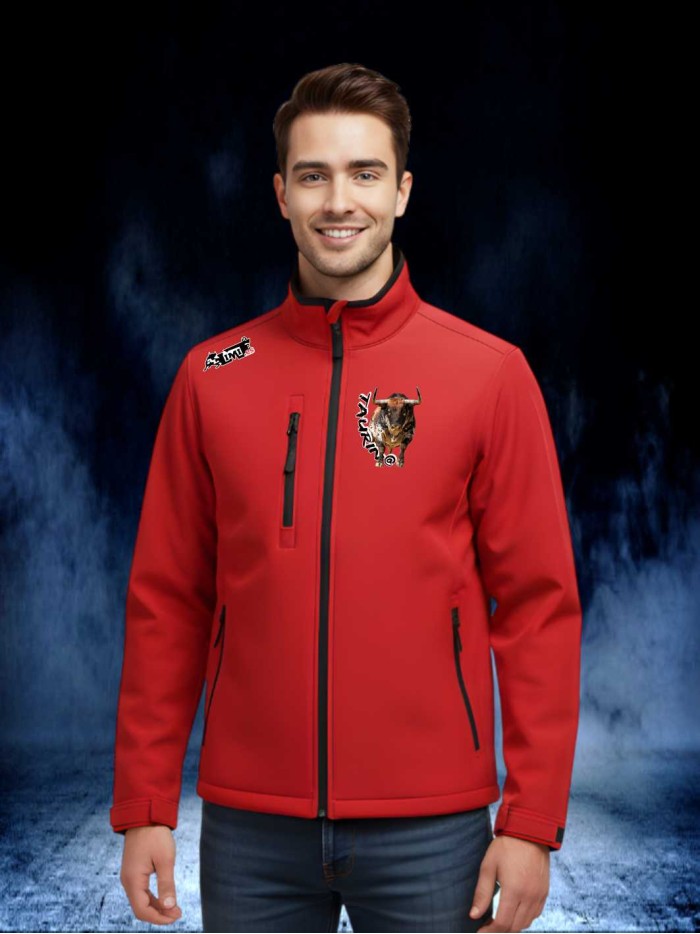 Soft shell rojo unisex chaquetas y chalecos Ropa La chaqueta