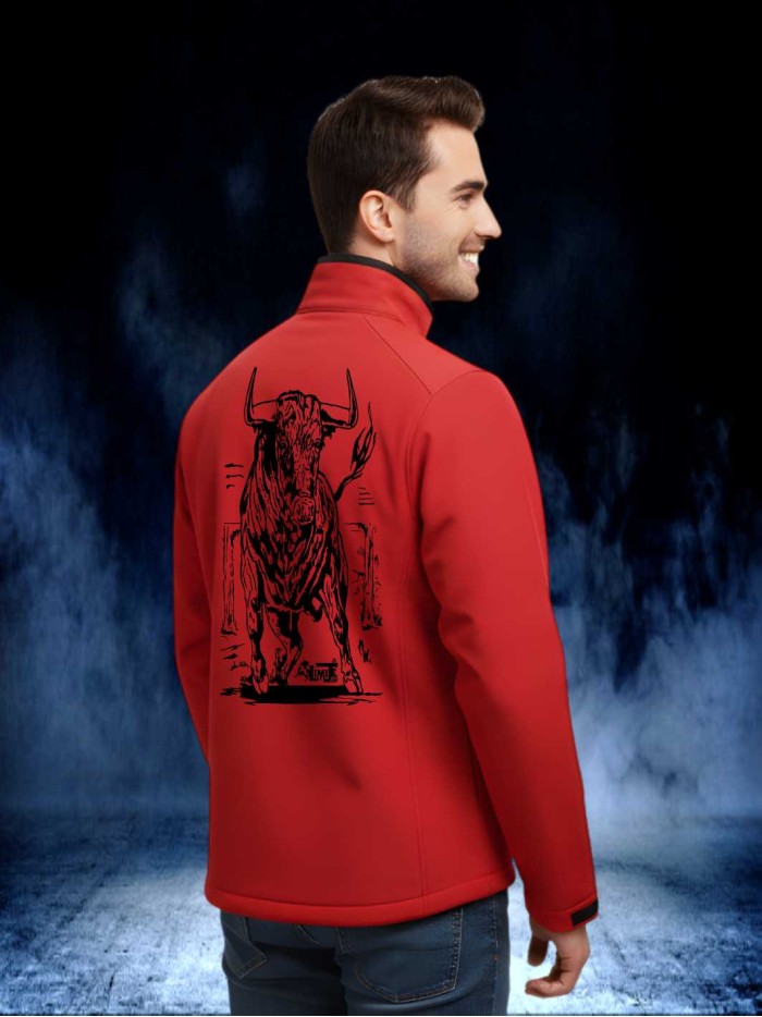 Soft shell rojo unisex chaquetas y chalecos Ropa La chaqueta