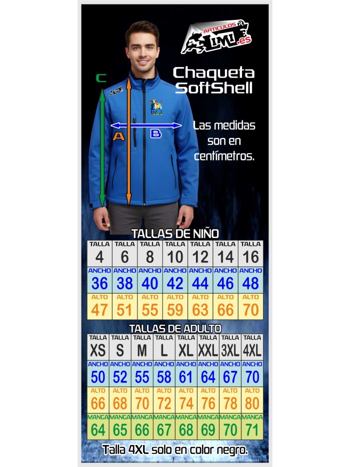 Soft shell azul unisex chaquetas y chalecos Ropa La chaqueta