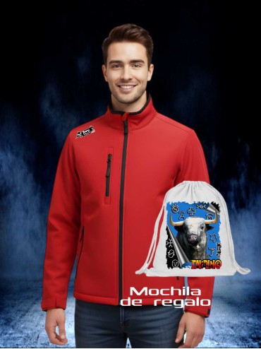 Soft shell rojo unisex chaquetas y chalecos Ropa La chaqueta