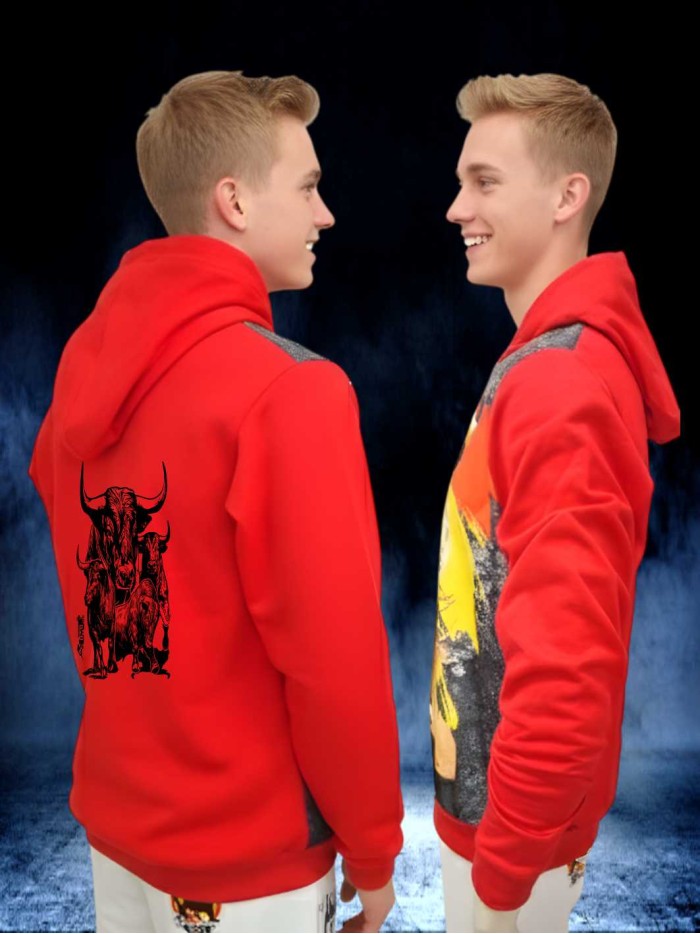 SUDADERA CAPUCHA TORO BERRENDO ESPAÑA SCSD.2 Sudaderas Ropa