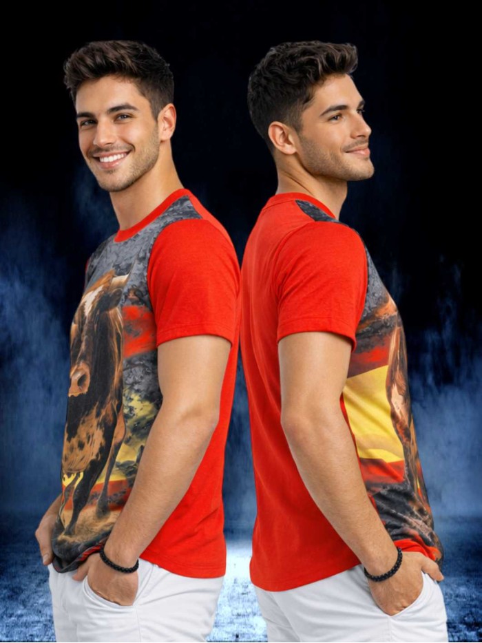 CAMISETA TORO SARDO ESPAÑA CSD.3-26 Camisetas unisex Ropa