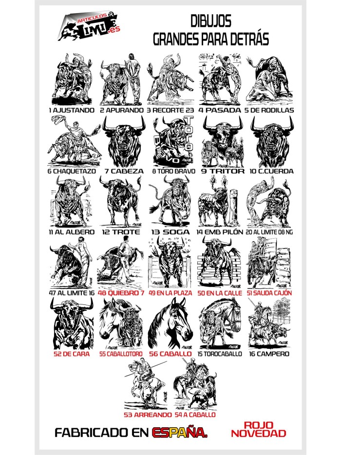 CAMISETA TORO SARDO ESPAÑA CSD.3-26 Camisetas unisex Ropa