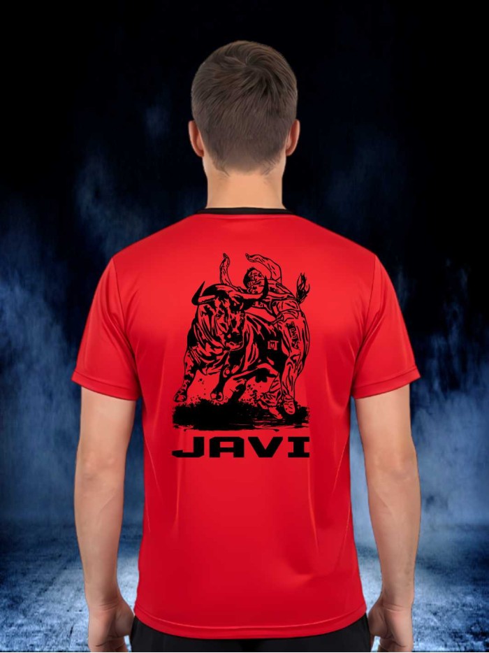 Camiseta deportiva roja negro Camisetas unisex Ropa La camiseta