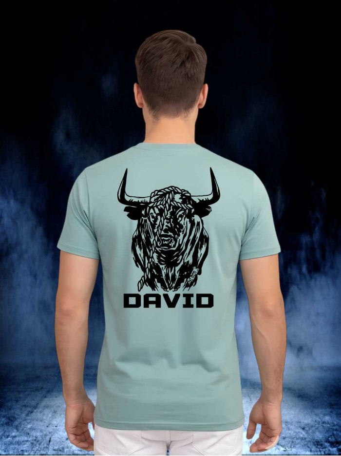 CAMISETA ALGODON AZUL MAR Camisetas unisex Ropa 