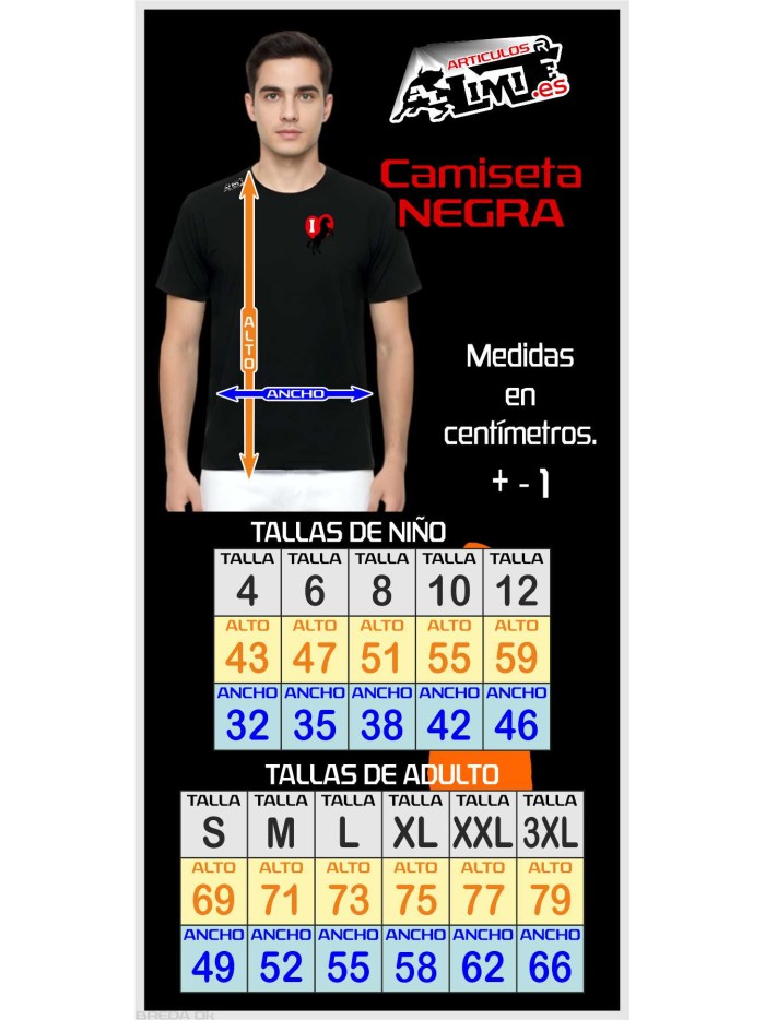 CAMISETA ALGODON NEGRA Camisetas unisex Ropa Camiseta unisex