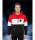SUDADERA CAPUCHA ROJA FRANJA Sudaderas Ropa Sudadera capucha
