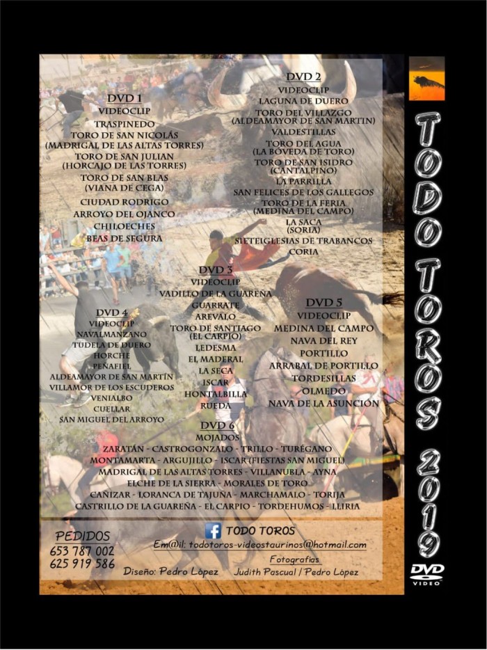Dvd toros 2019 DVD Regalos y complementos Dvd toros 2019