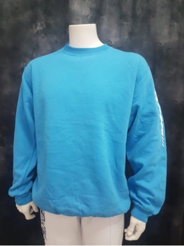 Sudadera basica azul Sudaderas Ropa Sudadera básica en color