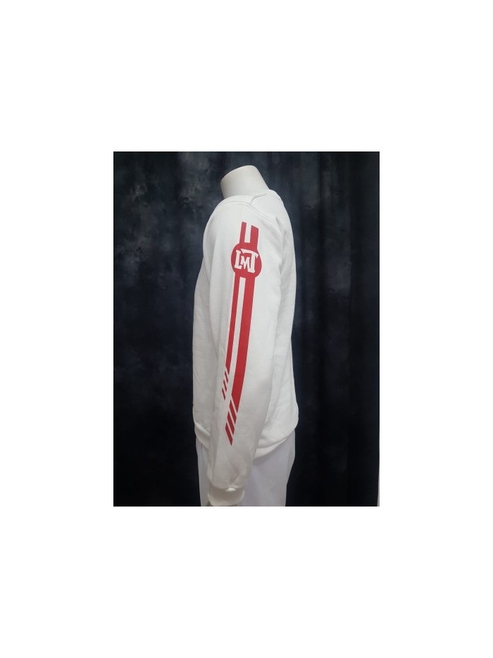 Sudadera basica blanca Sudaderas Ropa Sudadera básica en color