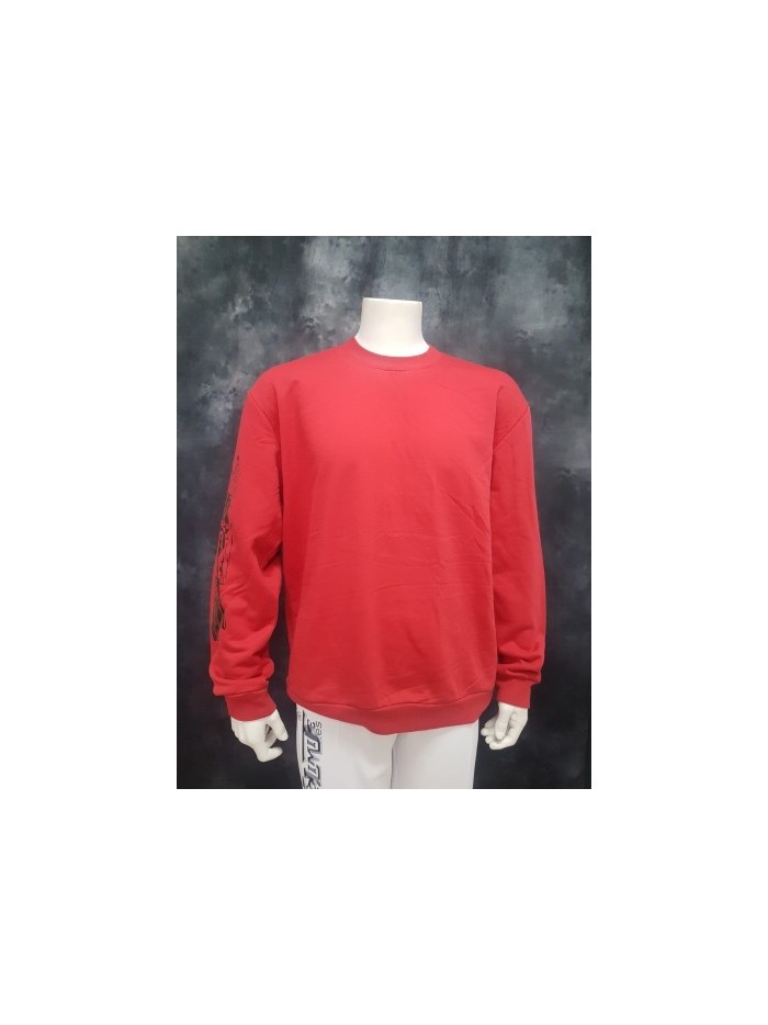 Sudadera basica roja Sudaderas Ropa Sudadera básica de color