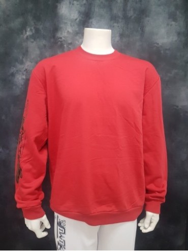 Sudadera basica roja Sudaderas Ropa Sudadera básica de color