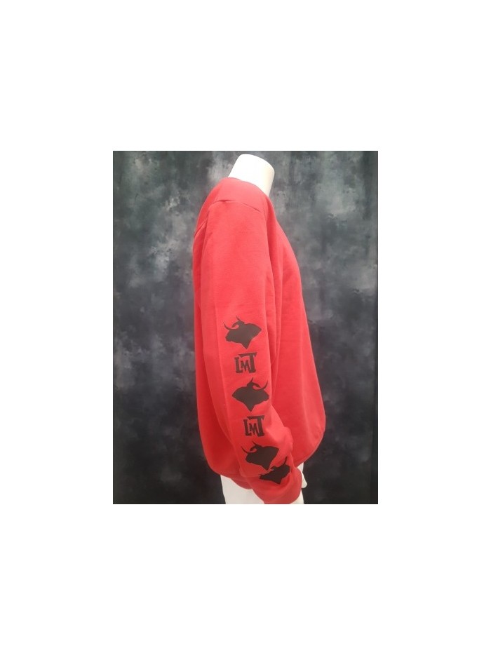 Sudadera basica roja Sudaderas Ropa Sudadera básica de color