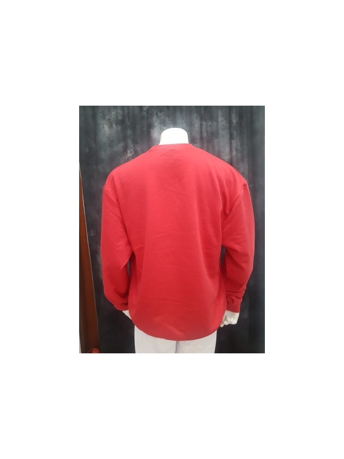 Sudadera basica roja Sudaderas Ropa Sudadera básica de color