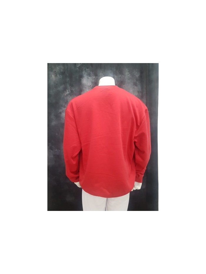 Sudadera basica roja Sudaderas Ropa Sudadera básica de color
