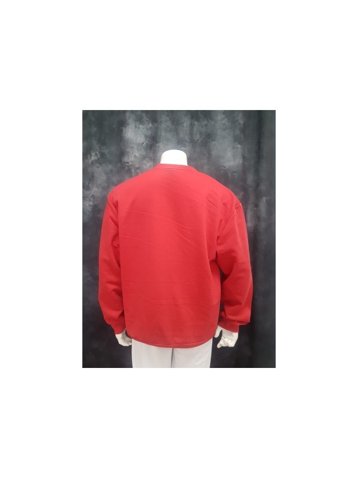Sudadera basica roja Sudaderas Ropa Sudadera básica de color