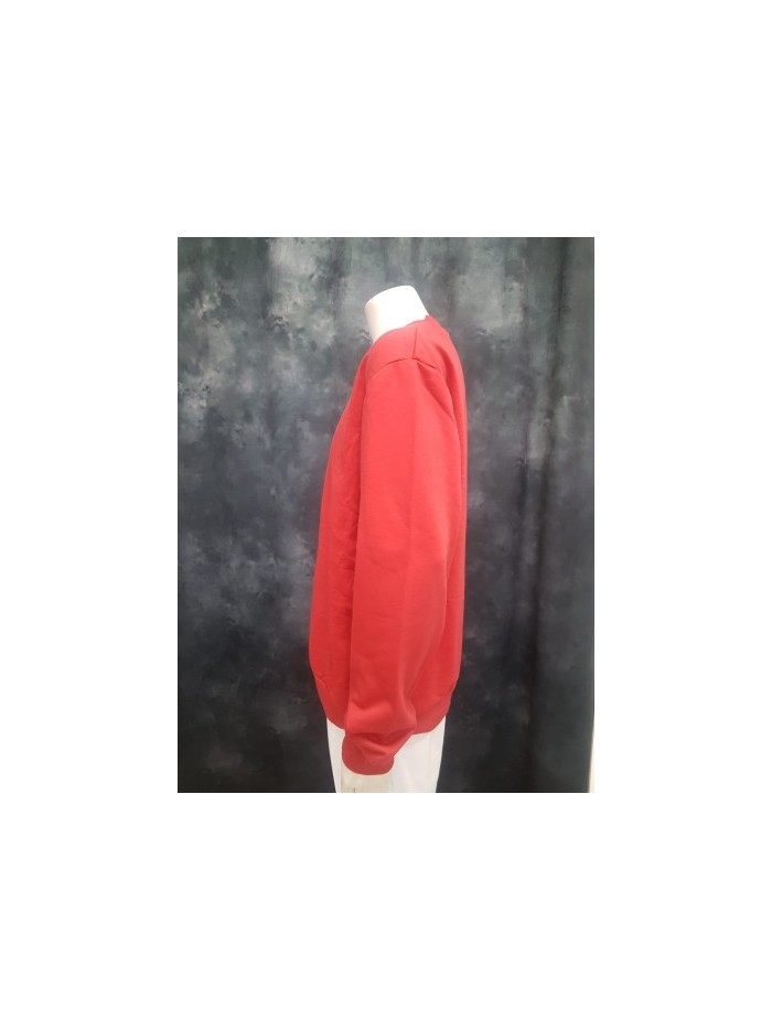 Sudadera basica roja Sudaderas Ropa Sudadera básica de color