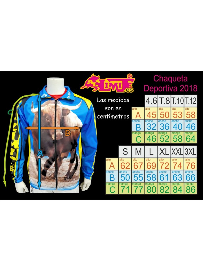 CHANDAL TAURINO AZUL 20 ADULTO Chandals Ropa La chaqueta