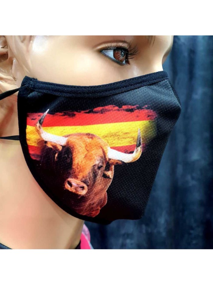 MASCARILLA AMO A LOS TOROS ADULTO Mascarillas Regalos y